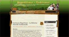 Desktop Screenshot of magnetiseur81.fr